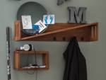 Garderobe Wandgarderobe XXII Braun - Massivholz - Holzart/Dekor - 90 x 20 x 20 cm