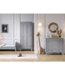 Armoire Milenne Gris - Bois manufacturé - 56 x 197 x 81 cm