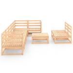 Garten-Lounge-Set (9-teilig) 3009796-1 Braun - Massivholz - Holzart/Dekor - 70 x 30 x 70 cm