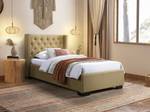 Cadre de lit MASSIMO Beige - 114 x 111 x 216 cm