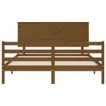 Bettgestell-K-16458 Braun - Holzwerkstoff - 156 x 83 x 206 cm