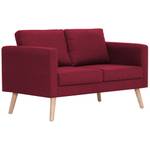 Canapé 3002824-1 Rouge - Largeur : 116 cm