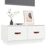 TV-Schrank D785 Weiß - Massivholz - 34 x 35 x 80 cm