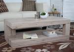 Table basse salon A32 structure 3D Imitation chêne de Sanremo