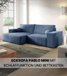 Ecksofa PABLO Mini Himmelblau