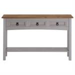 Table console RAMON Gris - Bois massif - 122 x 73 x 32 cm