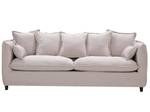 Sofa RAMSES Beige - Textil - 83 x 82 x 197 cm