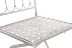 Chaises de jardin Asina Lot de 2 Blanc