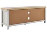 Meuble TV HAMP Gris - Bois manufacturé - 130 x 51 x 39 cm