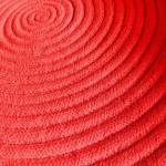 Tapis TAM TAM Rouge - 120 x 120 x 120 cm