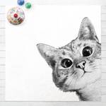 Zeichnung Katze Wei脽 Schwarz