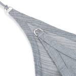 Voile d'ombrage carrée gris clair 200 x 200 cm