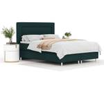 Boxspringbett Laguno Grün - Breite: 140 cm