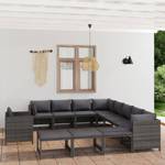 Garten-Lounge-Set (12-teilig) 3009676-4 Anthrazit - Grau