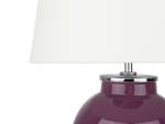 Lampe de table BRENTA Mauve - Blanc