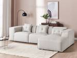 Ecksofa DOLVA Beige - Schwarz - Creme