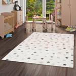 Fellteppich Pearl Kids Sterne Cremeweiß - 80 x 150 cm