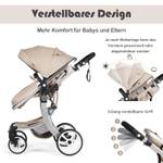 Kinderwagen NO32276EMDE Beige - Kunststoff - 103 x 113 x 62 cm