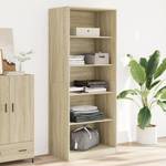 Kleiderschrank 298537-7 Eiche Sonoma Dekor - Breite: 80 cm