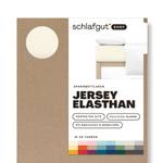 Spannbettlaken Jersey Elasthan Cremeweiß - Breite: 90 cm