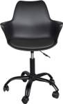 Chaise de bureau vintage MOTO Noir