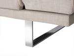 2-Sitzer Sofa YORK Beige - Silber