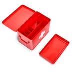 Medizin-Box Rot - Metall - 20 x 20 x 32 cm