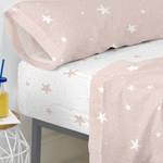 Little star Spannbetttuch Pink - Textil - 4 x 90 x 200 cm