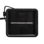 Guirlande solaire à LED Noir - Matière plastique - 6 x 9 x 500 cm