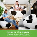 Fußball Gaming Sitzsack 110cm - 300L Weiß - 110 x 110 x 110 cm