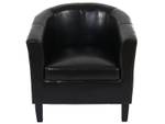 Fauteuil Lounge Newport T379 Noir