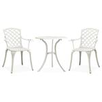 Bistro-Set-k34 ( 3-tlg ) Weiß