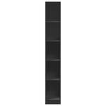 Kleiderschrank 298537-3 Schwarz - Breite: 30 cm