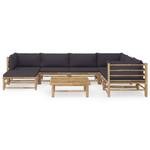 Garten-Lounge-Set (8-teilig) 3009675-26 Dunkelgrau