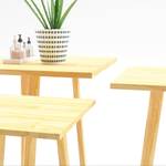 Lot de 3 tables basses gigognes Masku Beige