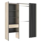 Großer Kleiderschrank Dober Braun - Holzwerkstoff - 160 x 137 x 50 cm