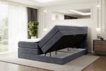 Boxspringbett MIAMI KING Steingrau - Breite: 180 cm