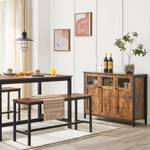 Sideboard Braun - Holzwerkstoff - 35 x 75 x 100 cm