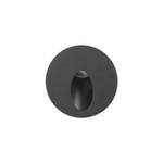 Icon Applique murale d'extérieur Noir - Matière plastique - 8 x 8 x 1 cm