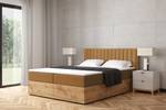 Boxspringbett LOLLY3 Gelb - Breite: 209 cm - H4