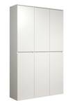 Armoire ZETA Blanc - Bois massif - 111 x 191 x 34 cm