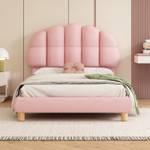 Polsterbett Einzelbett ADAP-115 Pink