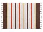 Teppich HISARLI Beige - Braun - Creme - Orange - Gelb - 160 x 160 x 230 cm