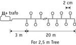 Snake-Lichterkette LED Berry Tiefe: 2300 cm