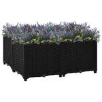 Hochbeet 3006706-4 Schwarz - 80 x 38 x 80 cm