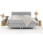 Boxspringbett Sorrento Grau - Breite: 140 cm