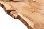 Tischplatte Baumkante LIAN Beige - Massivholz - Holzart/Dekor - 80 x 4 x 140 cm