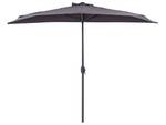 Parasol demi-rond GALATI Noir - Gris