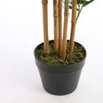 Kunstpflanze Bambus Grün - Kunststoff - 90 x 155 x 90 cm