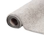 Hochflor Velours Teppich Mona Grau - Silber - 80 x 320 cm